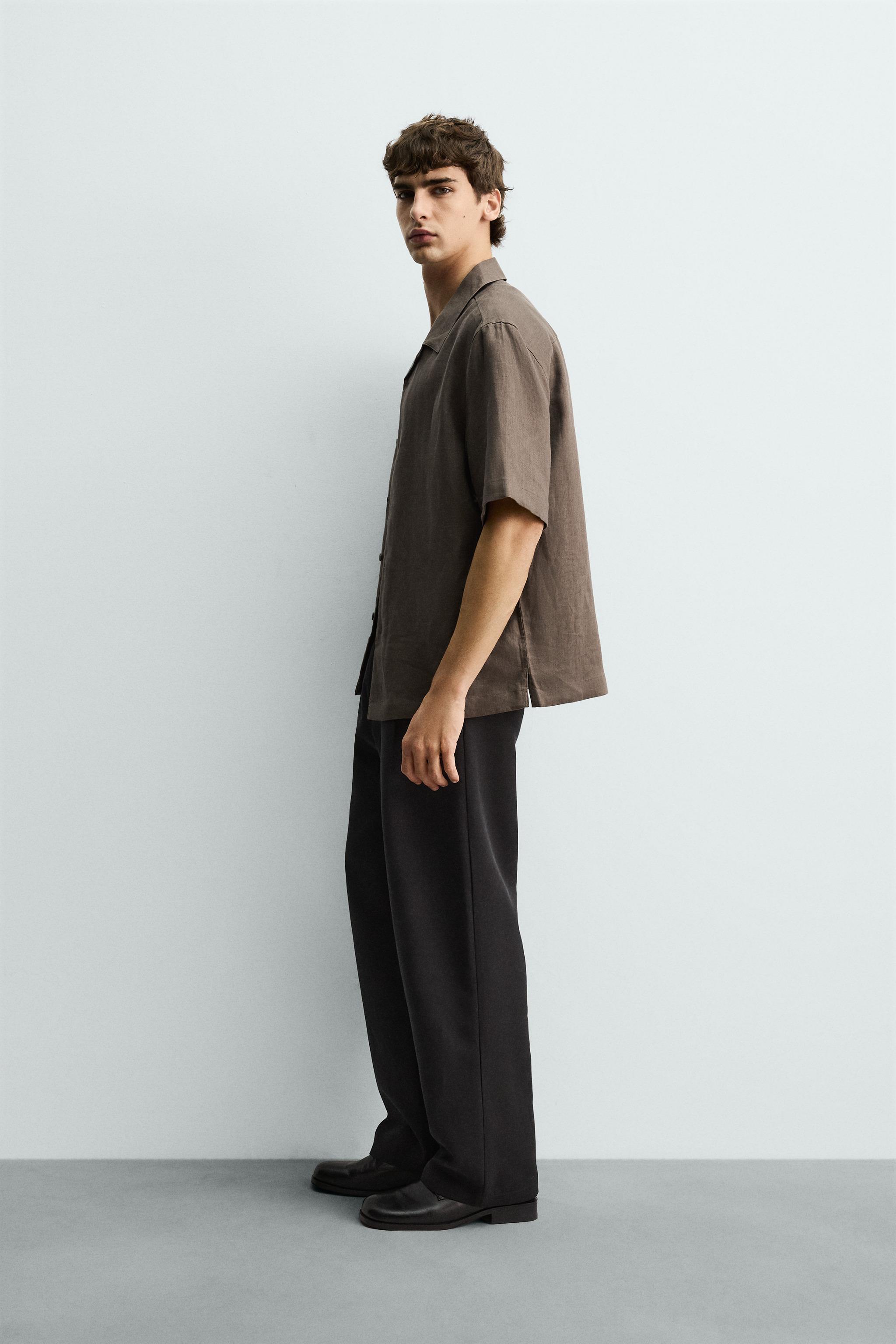 100% LINEN RELAXED FIT SHIRT